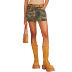 Women's Camouflage Print Mini Skirt