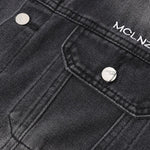 Relaxed Faded Denim Ripped Jacket
