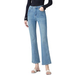 Risen Women's High-Rise Ankle Bootcut Jeans