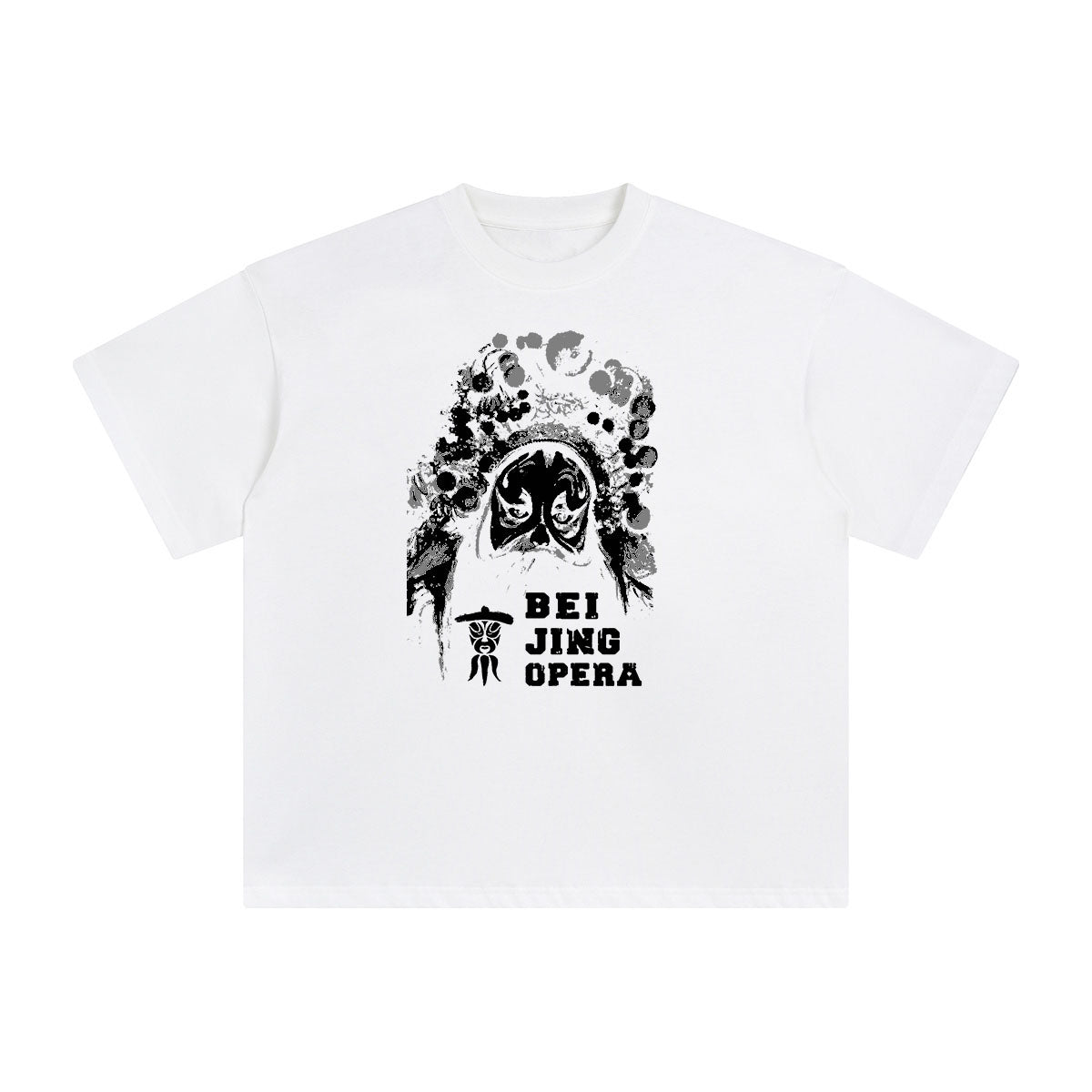 Chinese Beijing Opera Graphic Tee-INNBLAC Fashion Apparel