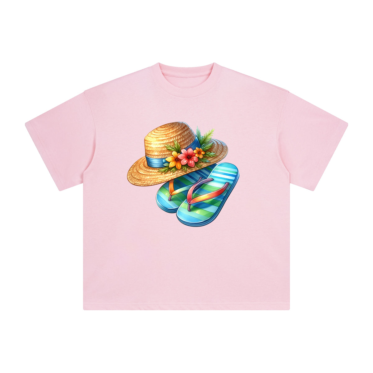 Summer Vacation Comic Graphic Tee-INNBLAC Fashion Apparel