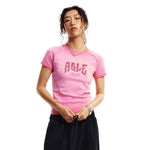 Frayed Edge Gradient Graphic Tee-INNBLAC Fashion Apparel