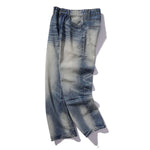 Heavy Wash High-Rise Straight Leg Jeans