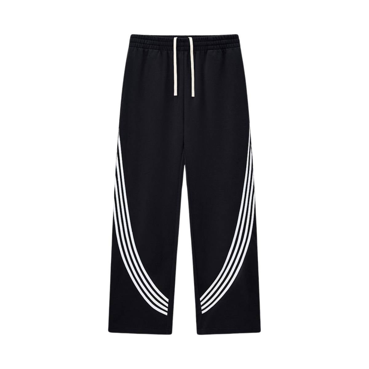 Pantalones deportivos holgados de color gris oscuro