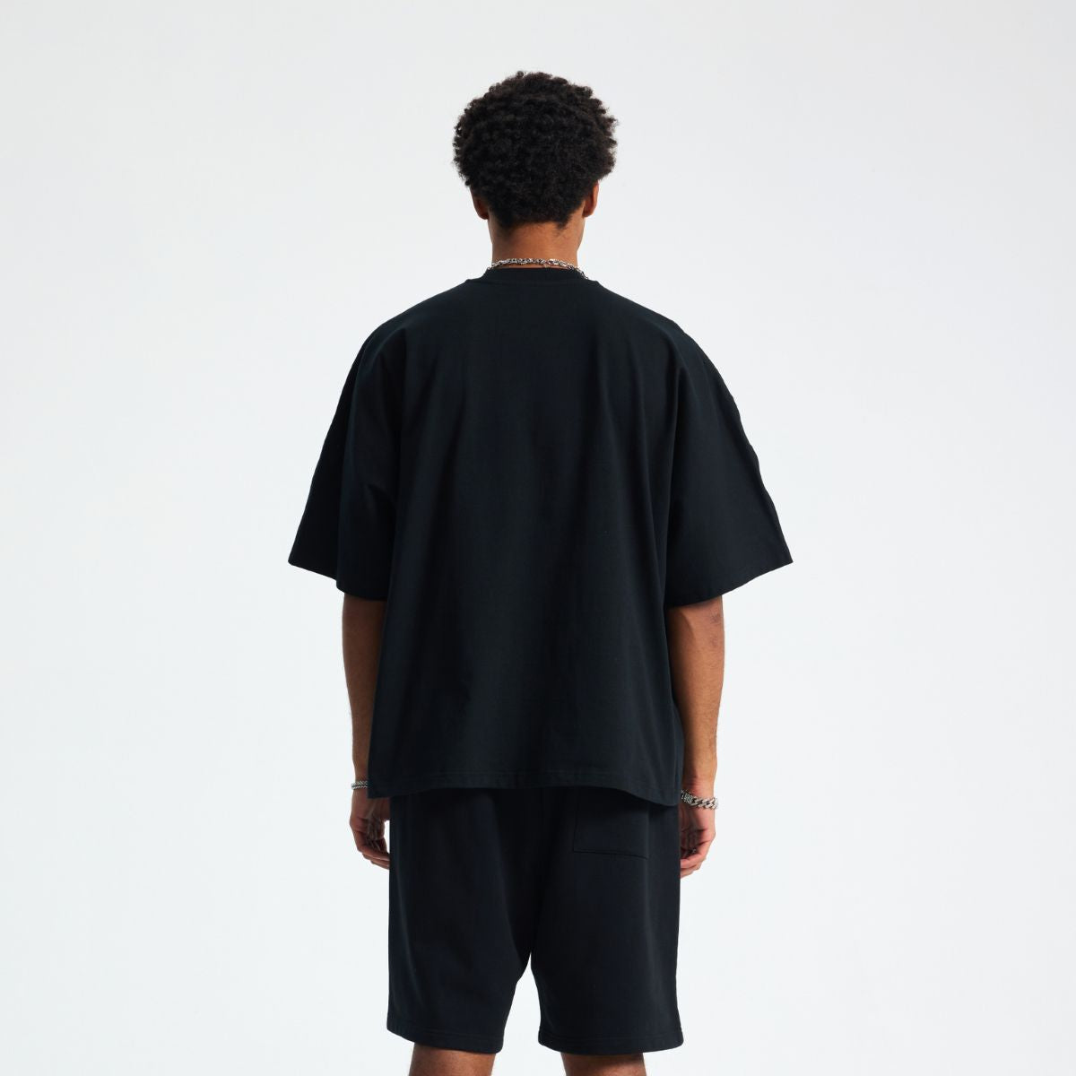 Solid Color Oversized Seamless T Shirt 8oz
