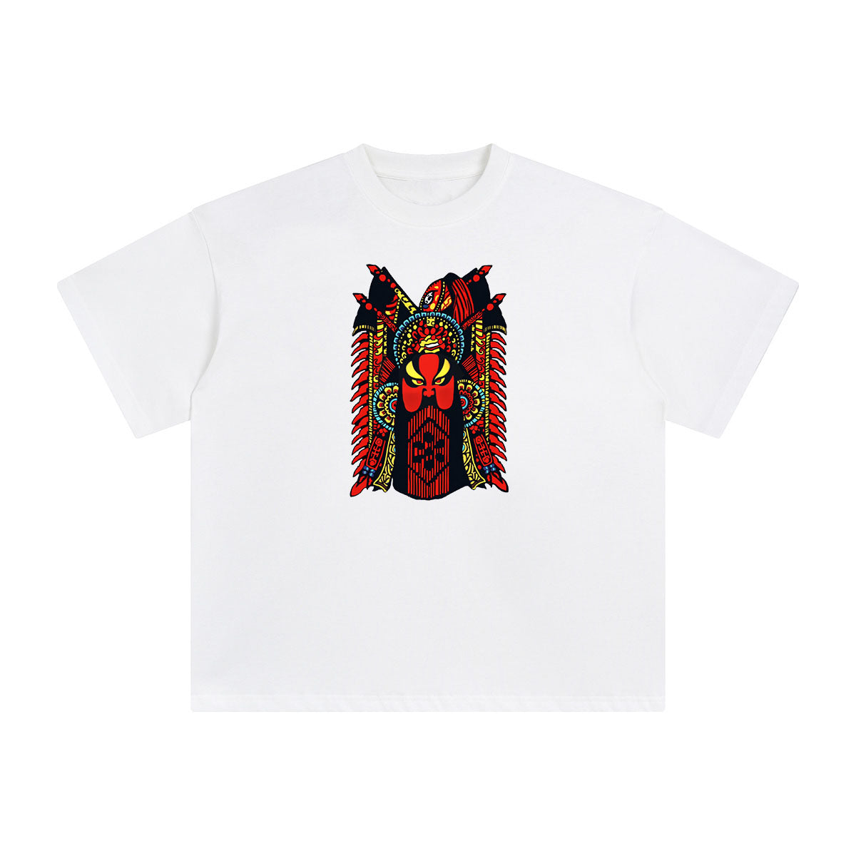 Chinese Peking Opera Graphic Tee-INNBLAC Fashion Apparel