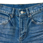 Risen Women's High-Rise Wide Leg Jeans