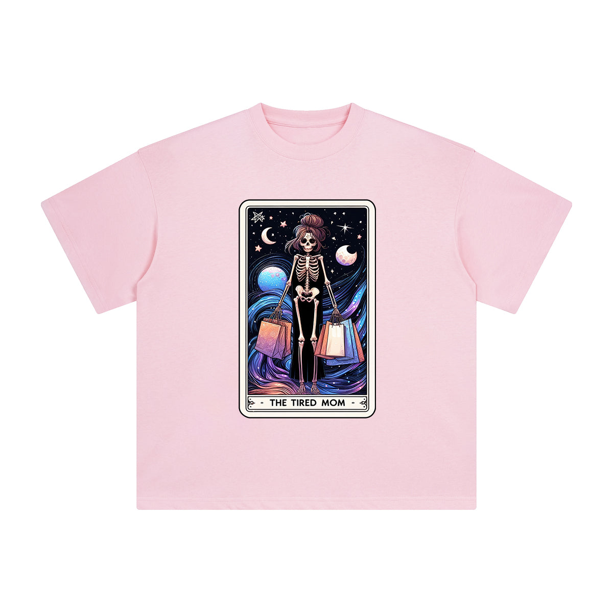 The Tired Mom Comic Graphic Tee-INNBLAC Fashion Apparel