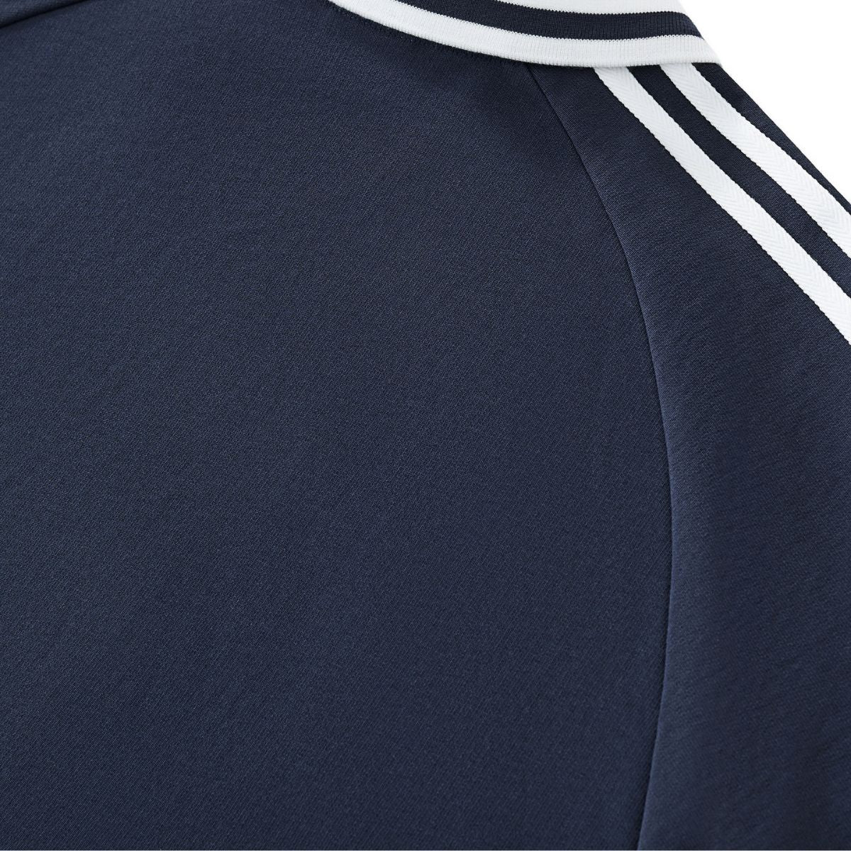 Retro Striped Collar Pullover Sweatshirt