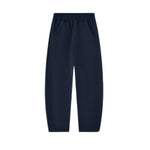 Boxy Curved Fit Elastic Waist Sweatpants