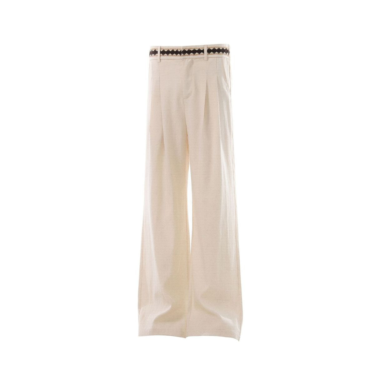 Old Money Lyocell Linen Blend Wide Leg Trousers