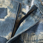 Smoke Rise Straight Leg Repaired & Distressed Jeans