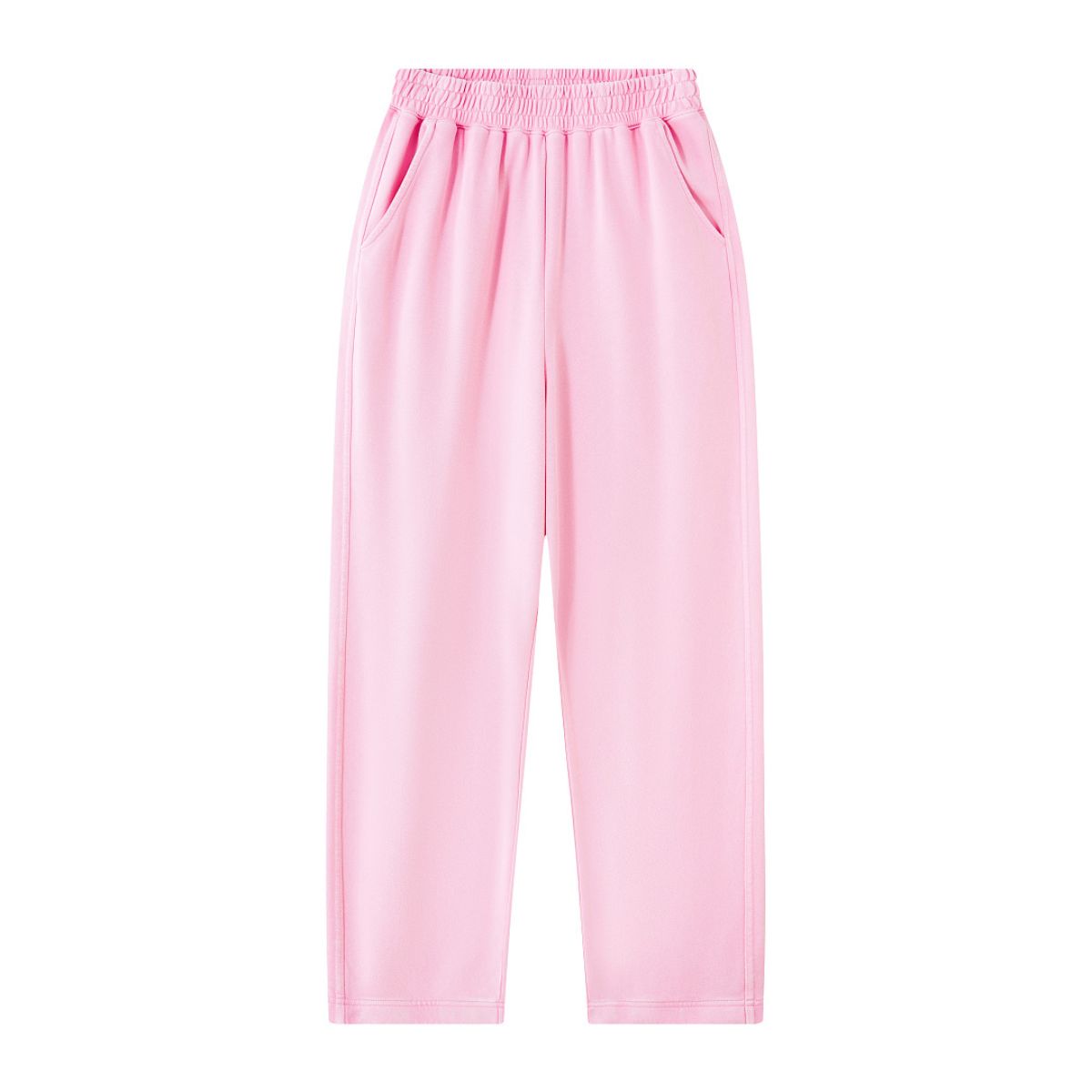 Loose Draped Wide‑Leg Washed Distressed Casual Pants