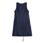 Women's Sleeveless Denim Shift Dress