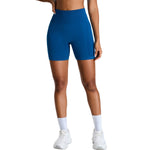 Pantalones cortos de running de tiro alto sin costuras