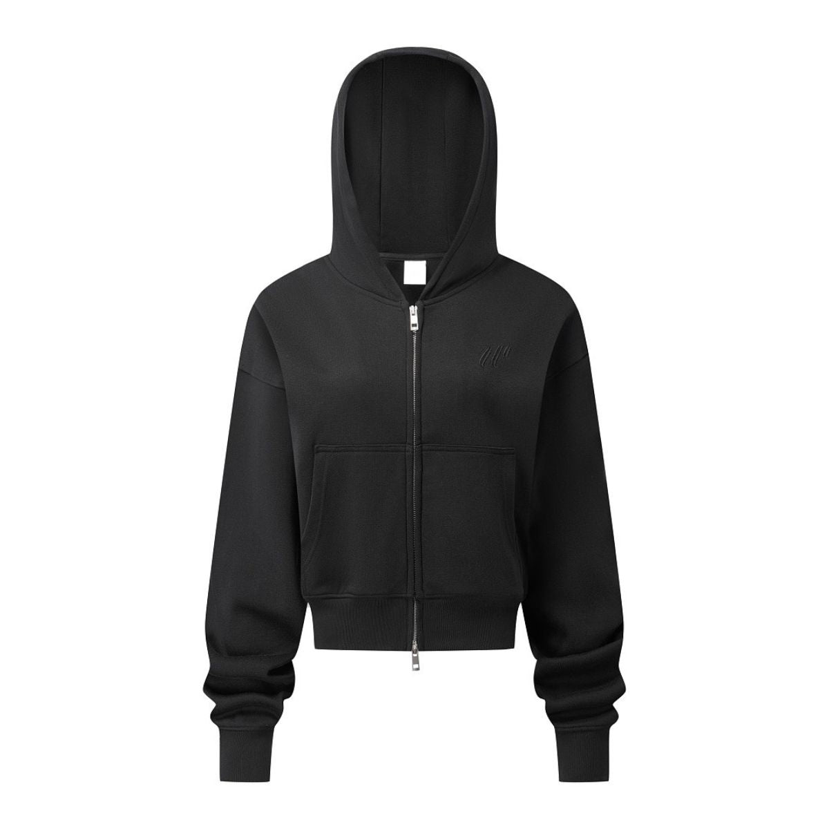 Embroidered Quiet Luxury Old Money Zip‑Up Hoodie