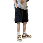 Men’s Baggy Ripped Cargo Denim Jorts