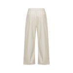Relaxed Drawstring Wide Leg Casual Trousers