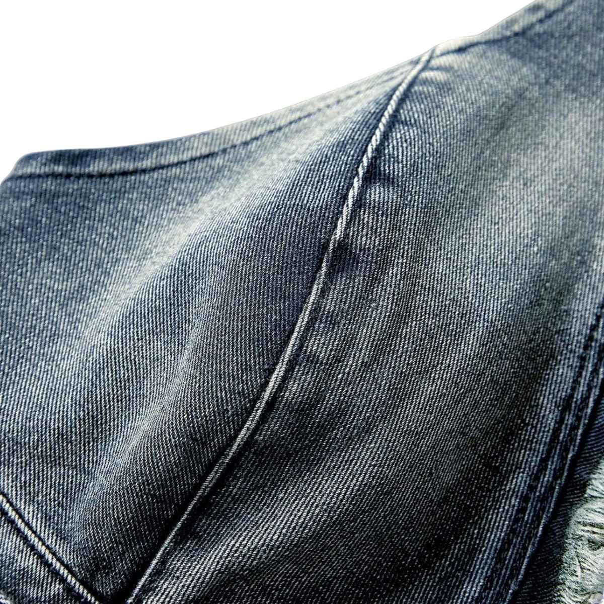 Women's Y2K Backless Fringe CorsetDenim Halter Top