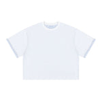 Oversized Cotton Crew Neck Tee 250G