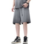 Vintage Washed Cotton Baggy Shorts