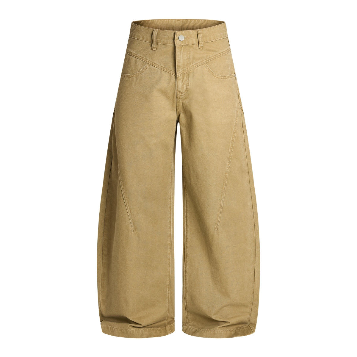 Retro Curved-Leg Relaxed Fit Jeans