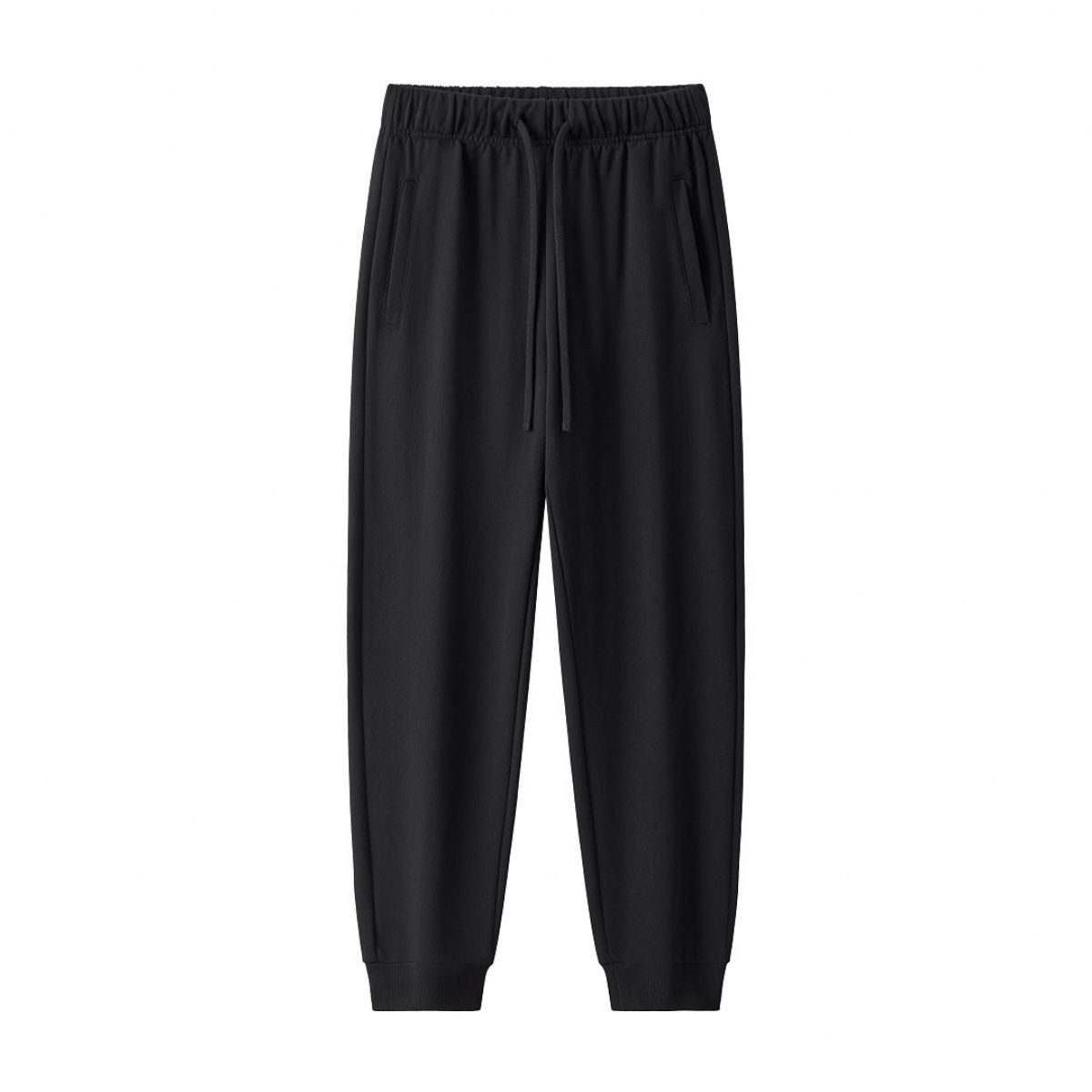 French Terry Drawstring Street Jogger Ribbed Cuff Pants