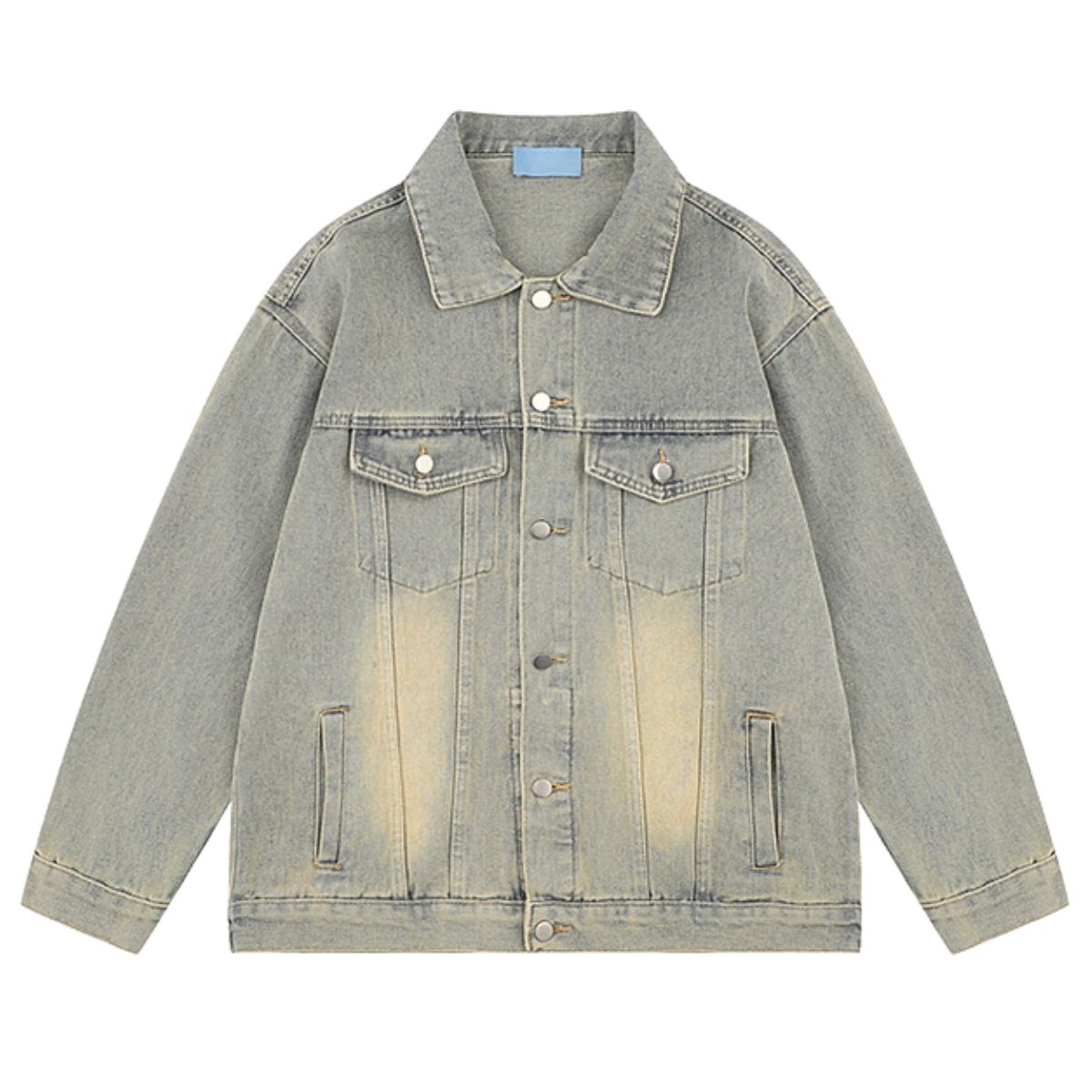 Unisex Retro Street Washed Vintage Denim Jacket