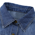 Vestido midi vaquero sin mangas con botones y aberturas en la parte delantera