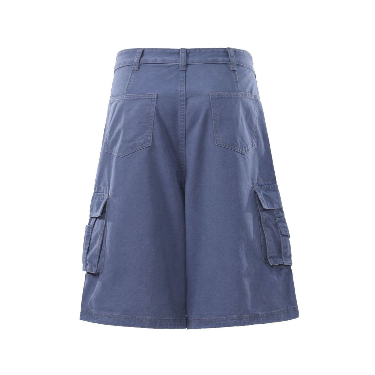 Vintage Washed Rhinestone Denim Bermuda Shorts