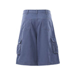 Vintage Washed Rhinestone Denim Bermuda Shorts