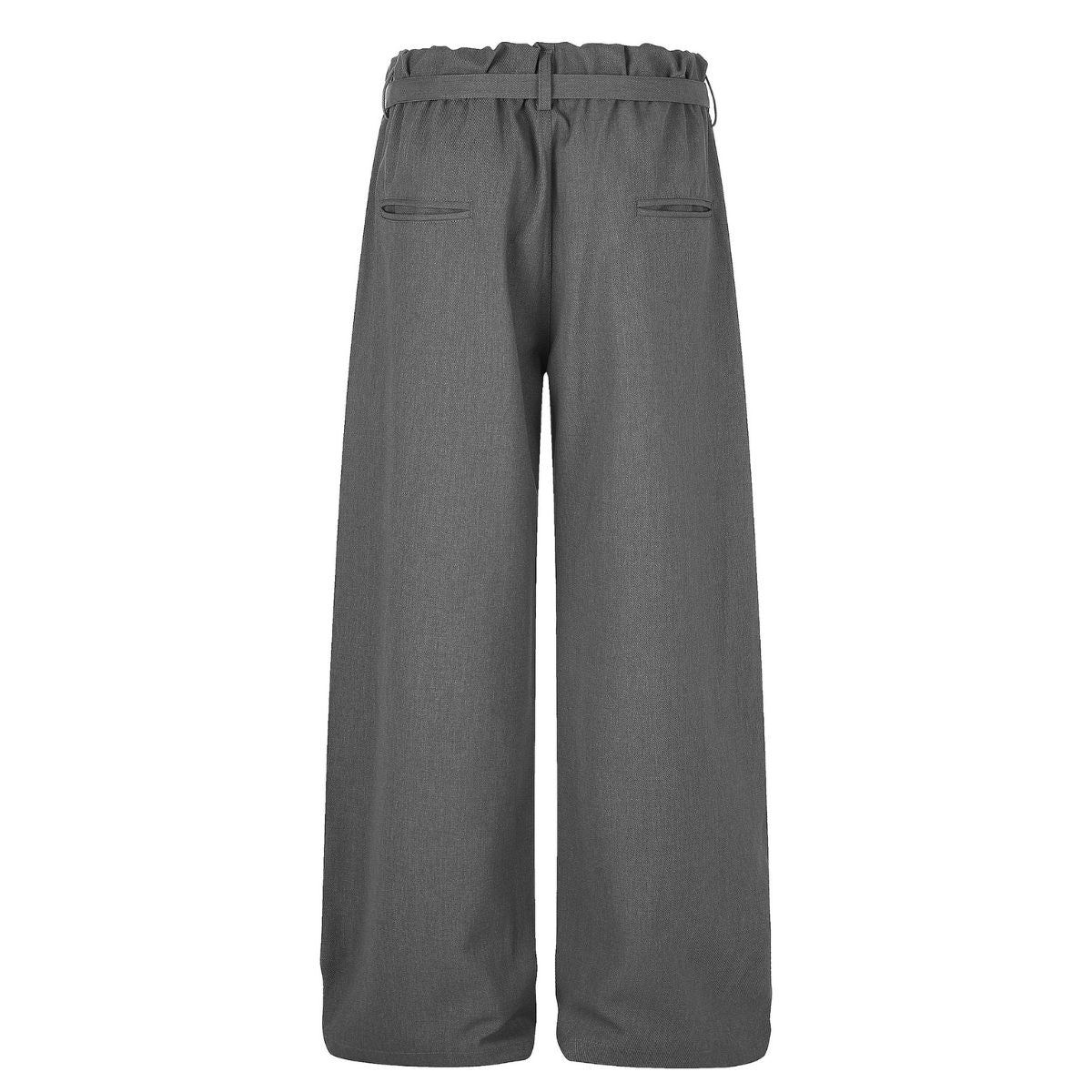 Quiet Luxury Pleated Wide-Leg Trousers