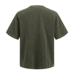 Camiseta de algodón lavado vintage Batik de 8,25 oz