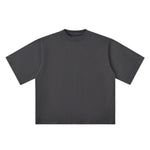 Mock Neck Oversized Vintage Tee