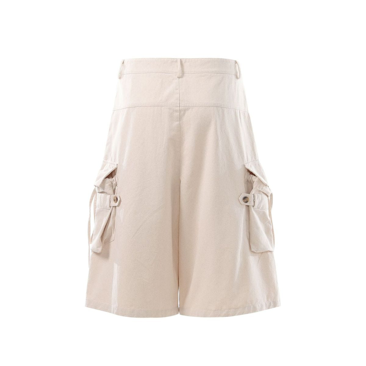 Vintage Multi-Pocket Cargo Bermuda Shorts