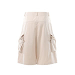 Vintage Multi-Pocket Cargo Bermuda Shorts