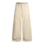 Baggy Wide-Leg Relaxed Utility Cargo Pants