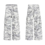 Camouflage Patchwork Multi Pocket Relaxed Cargo Pants