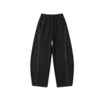 Colorblock Seam Detail Curved Leg Pants