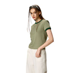 Camiseta Ringer de corte clásico para mujer de 6.9 oz