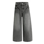 Vintage Washed Distressed Baggy Denim Jeans