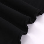 Black Washed Cotton Ripped Sweatshirt