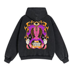 Future Vision Graphic Double Slider Zip Hoodie-INNBLAC Fashion Apparel
