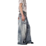 Vintage Layered Balloon Leg Jeans