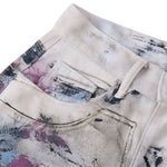 Smoke Rise Paint Splatter Streetwear Baggy Jeans