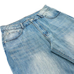 Light Washed Vintage Wide Leg Denim Jeans