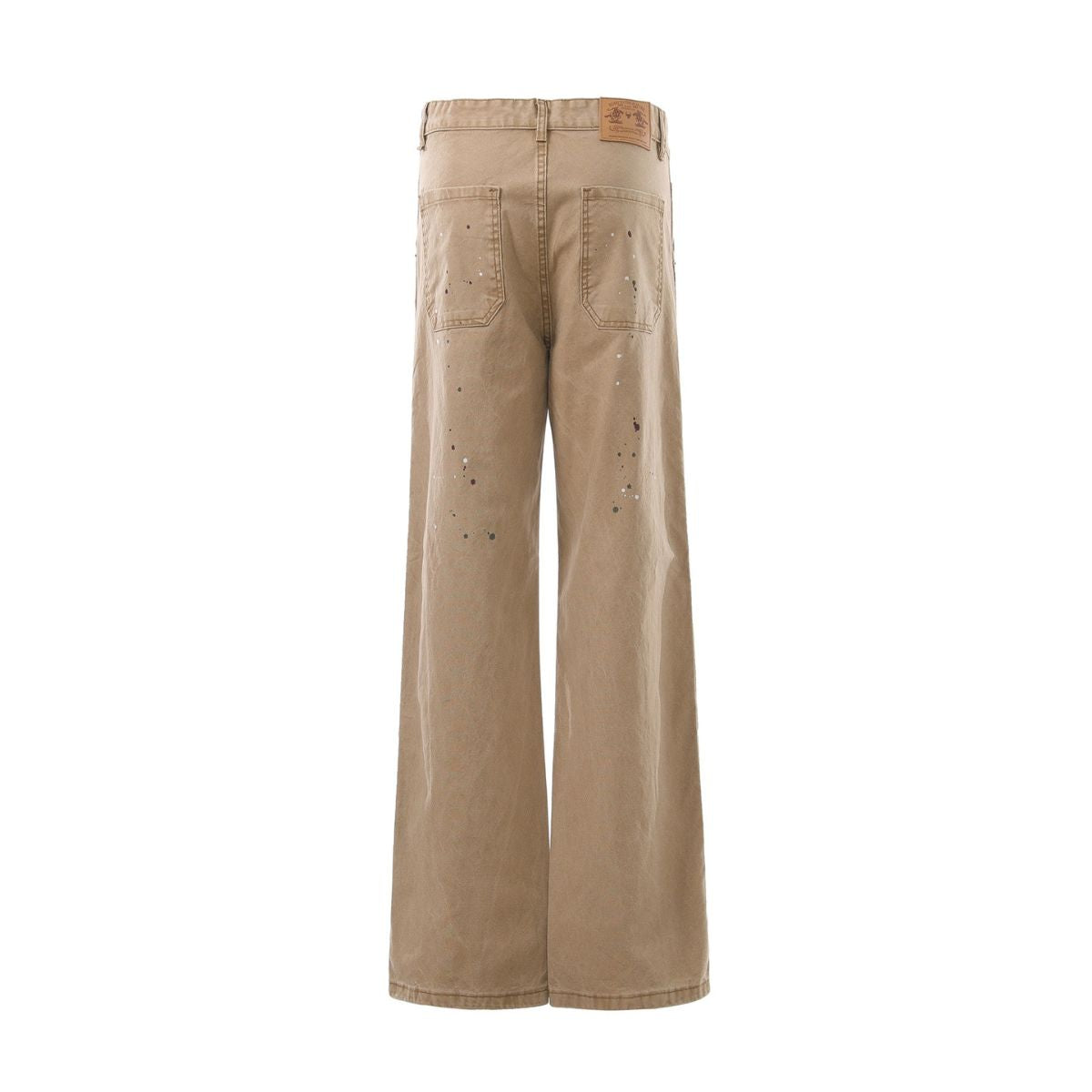 Vintage Washed Distressed Utility Straight Leg Pants