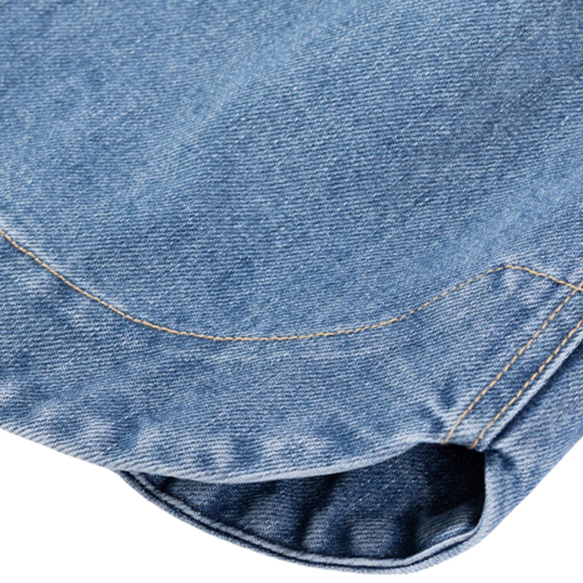 Women's Denim Bow Strappy Mini Dress