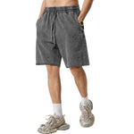 Pantalones cortos destructivos con bordes sin rematar