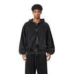 Heavyweight Washed Cotton Boxy Hoodie